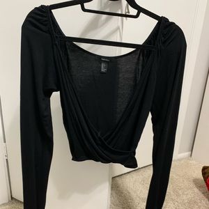 Forever21 longsleeve crop top